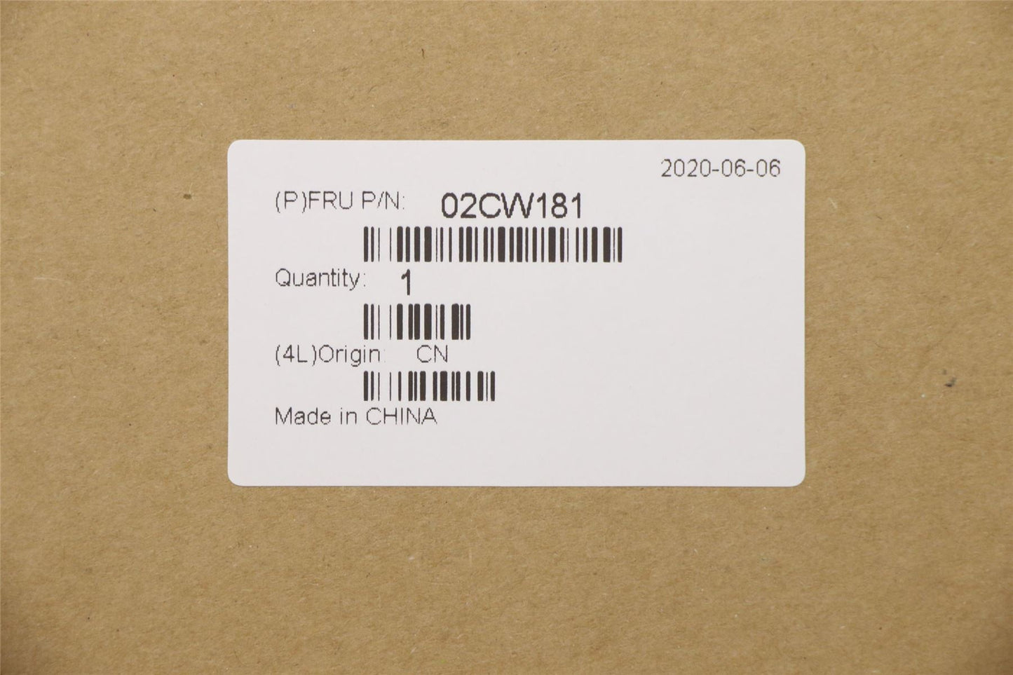 Lenovo MECH_ASM FIO Module W/Brkt,C530,WST 02CW181