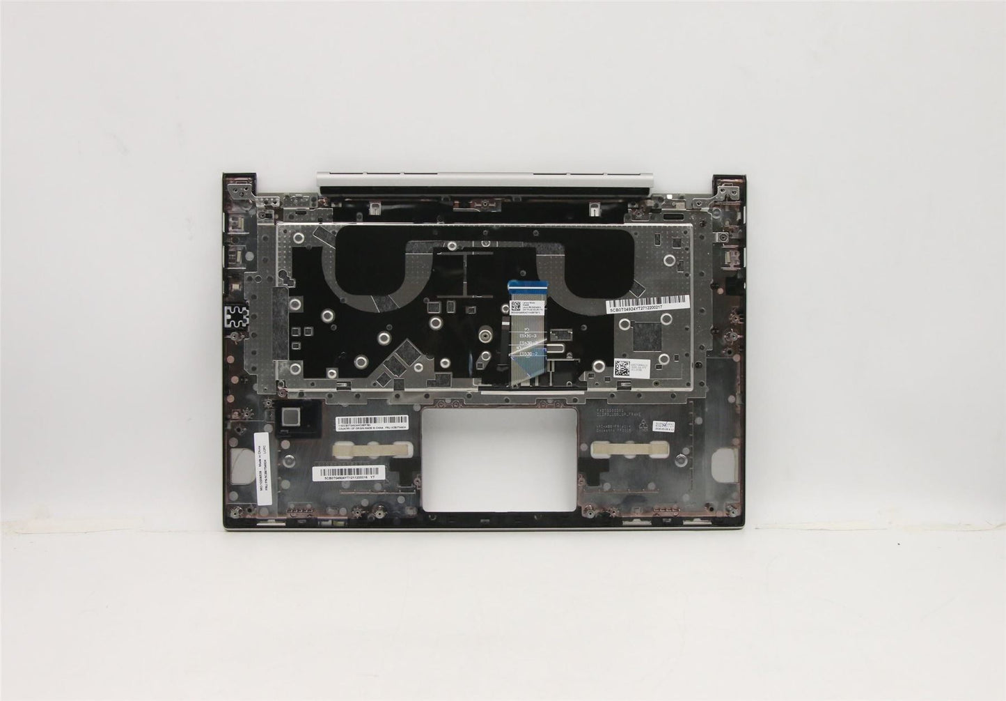 Lenovo 730 15IWL Keyboard Palmrest Top Cover US International Silver 5CB0T04924