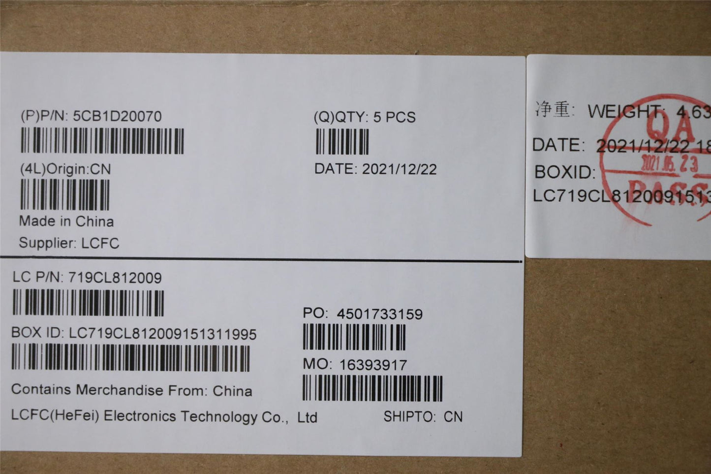 Lenovo Upper Case ASM_SWS L82JN PHA_BU 5CB1D20070
