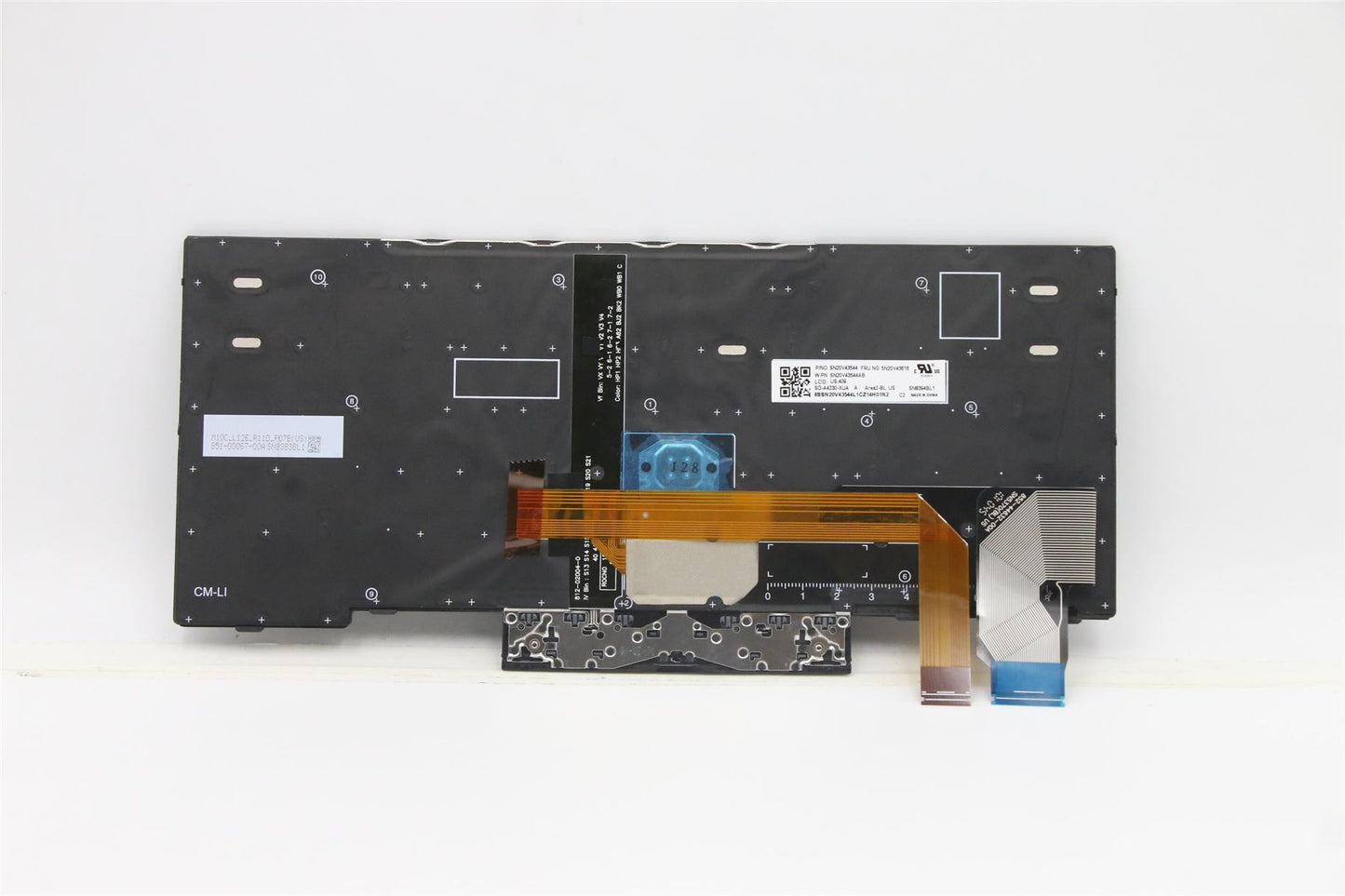 Lenovo ThinkPad L13 Gen 2 Keyboard US Silver Backlit 5N20V43616