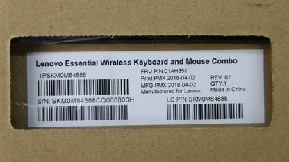 Lenovo Primax RFBU71 2.4G BK PT 01AH851
