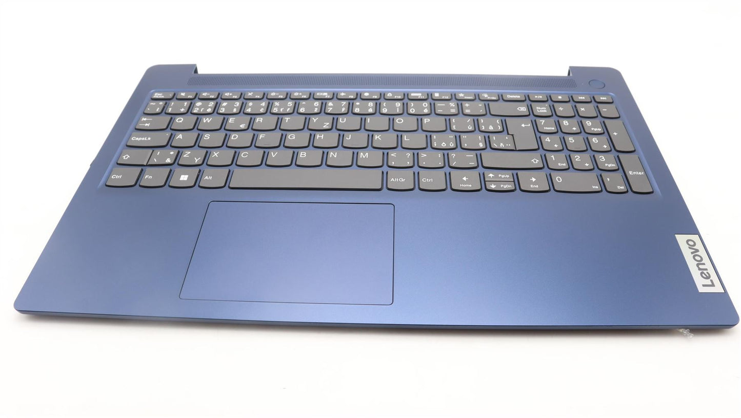 Lenovo IdeaPad 3 15AMN8 Palmrest Cover Touchpad Keyboard Abyss Blue 5CB1L16460