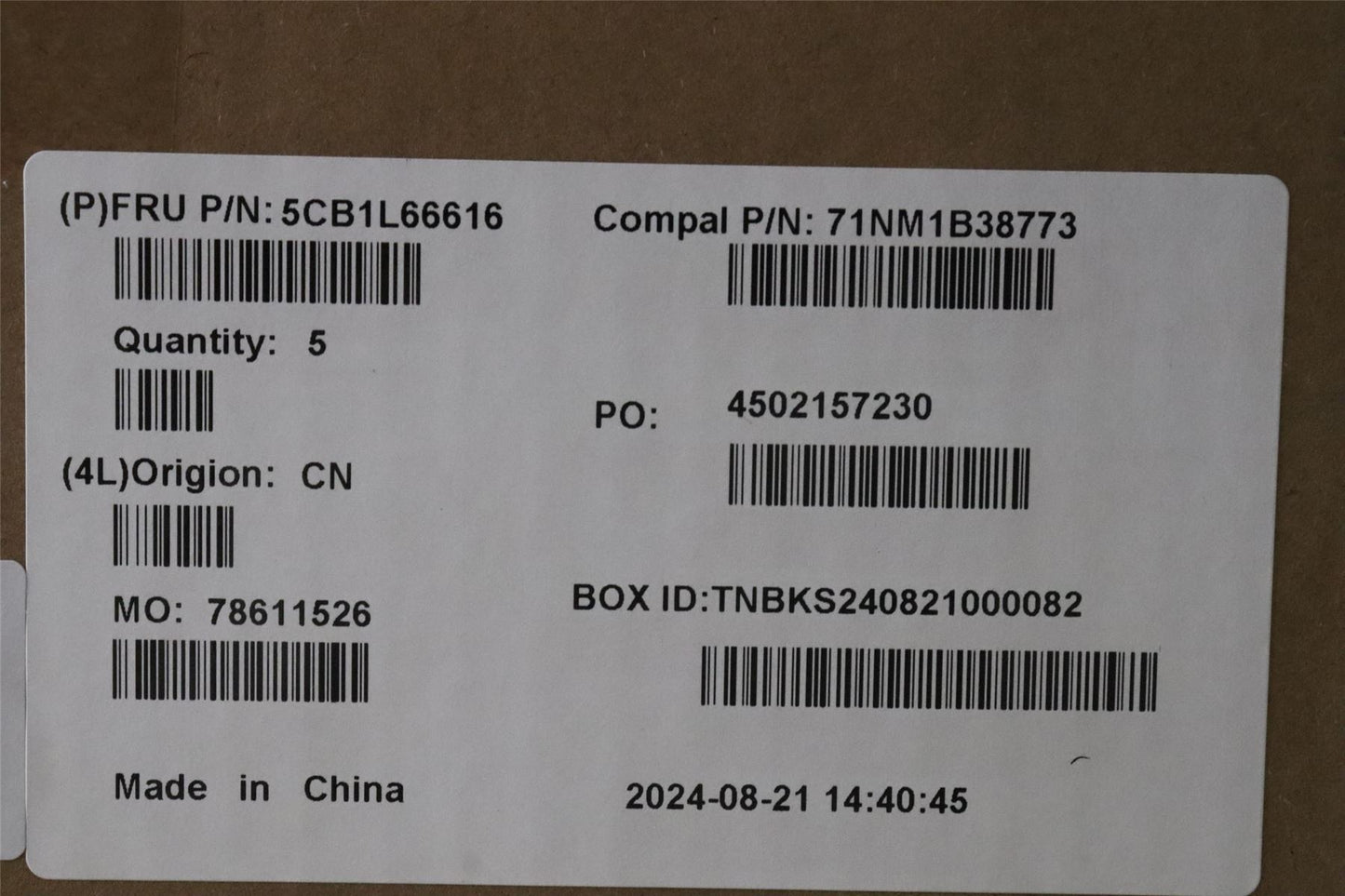 Lenovo IdeaPad 5 16IAH8 Palmrest Cover Touchpad Keyboard UK Blue 5CB1L66616