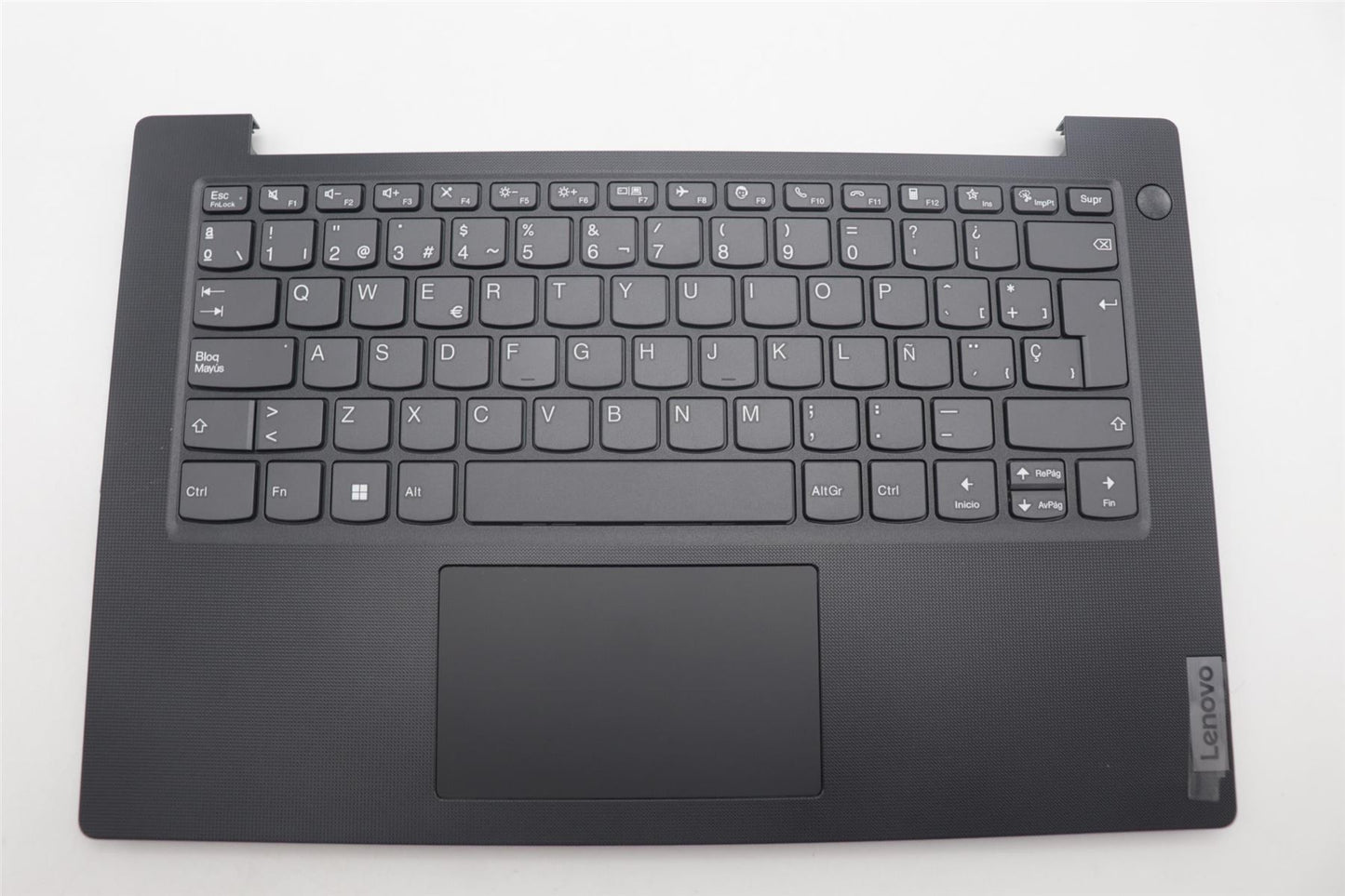 Lenovo V14 G4 IRU Palmrest Cover Touchpad Keyboard Spanish Grey 5CB1L67942