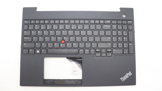 Lenovo ThinkPad E16 Gen 1 Keyboard Palmrest Top Cover US Europe Black 5M11L65064