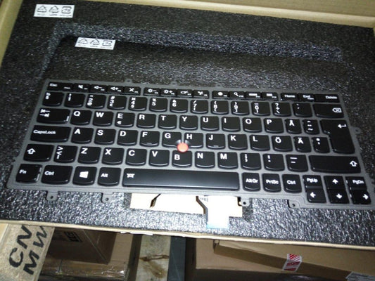 Genuine Lenovo ThinkPad X240 X250 Keyboard Swedish Black Backlit 04X0203