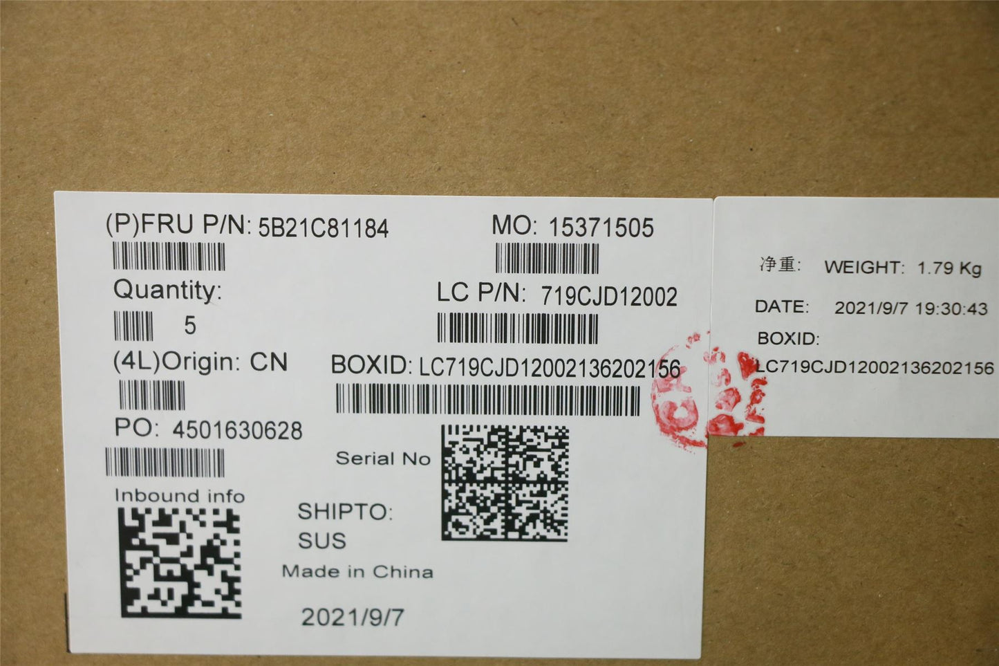 Lenovo 5 15IMH6 Motherboard Mainboard DIS inteli510500H 5B21C81184