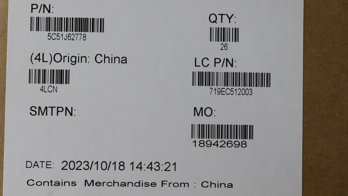 Lenovo CARDPOP FRU SIM Board_14E Gen3 Board 5C51J62778