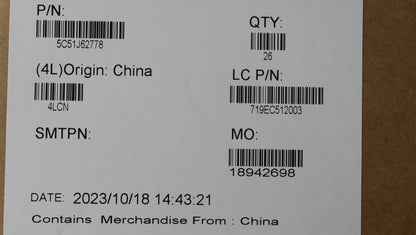 Lenovo CARDPOP FRU SIM Board_14E Gen3 Board 5C51J62778