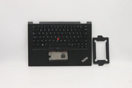 Lenovo Yoga X13 1 Keyboard Palmrest Top Cover Norwegian Black Backlit 5M10Y85866