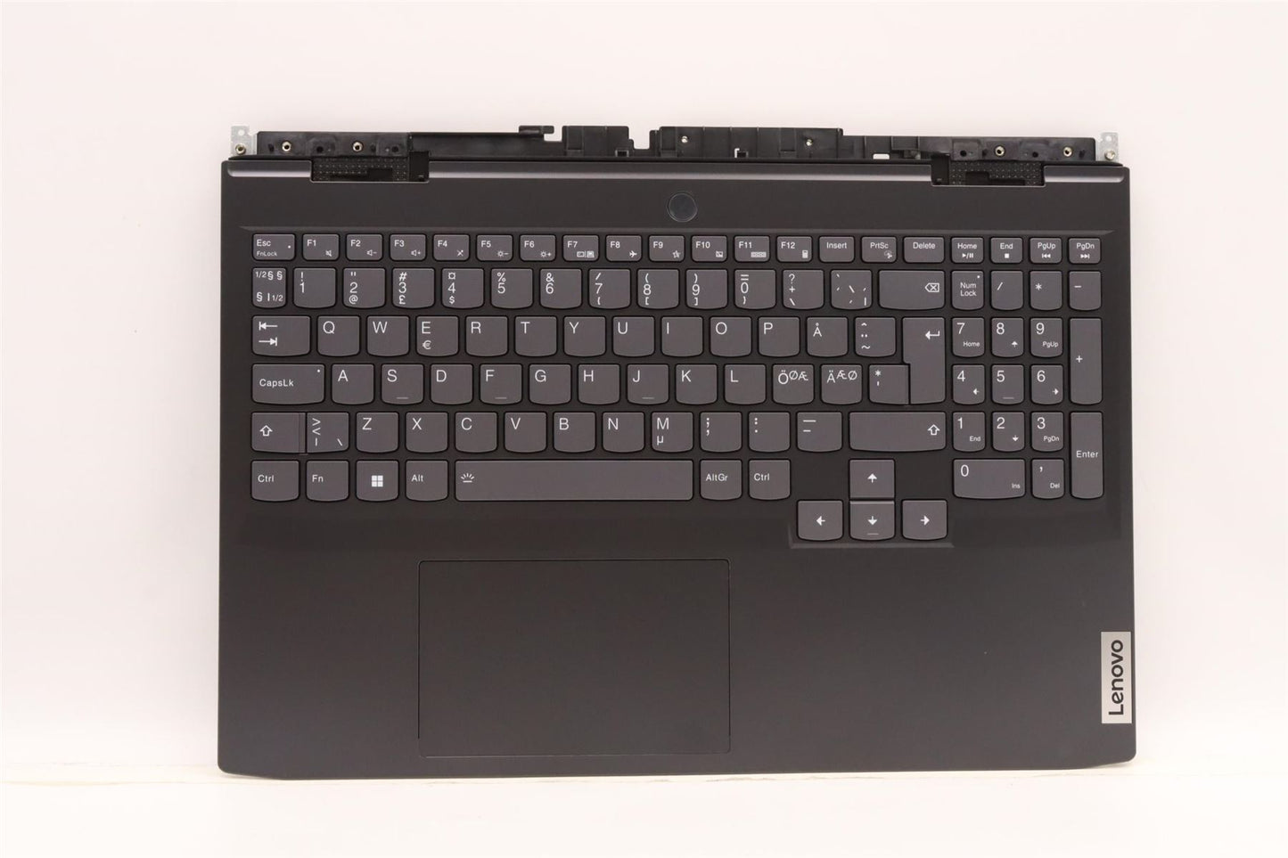 Lenovo IdeaPad 3 15ARH7 Palmrest Cover Touchpad Keyboard Nordic Black 5CB1J41923