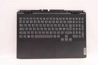 Lenovo IdeaPad 3 15ARH7 Palmrest Cover Touchpad Keyboard Nordic Black 5CB1J41923