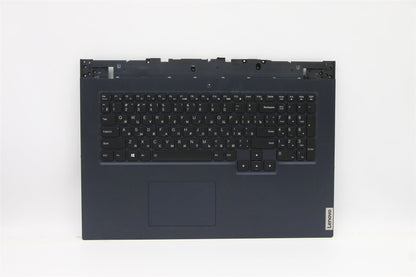 Lenovo 5 17ACH6 Palmrest Cover Touchpad Keyboard Russian Abyss Blue 5CB1D01929