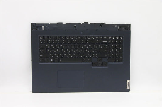 Lenovo 5 17ACH6 Palmrest Cover Touchpad Keyboard Russian Abyss Blue 5CB1D01929