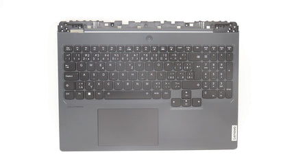 Lenovo Legion 7 16IRX8 Palmrest Cover Touchpad Keyboard Grey Backlit 5CB1L39226
