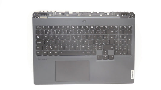 Lenovo Legion 7 16IRX8 Palmrest Cover Touchpad Keyboard Grey Backlit 5CB1L39226