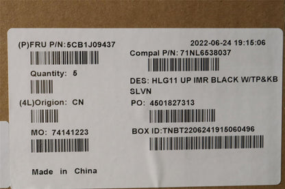 Lenovo IdeaPad 3 16IAH7 Palmrest Touchpad Cover Keyboard Slovenian 5CB1J09437