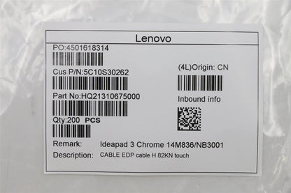 Lenovo Chromebook 14M836 Cable Lcd Screen Display LED 5C10S30262