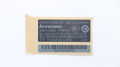 Lenovo ThinkPad L450 Bottom Base Lower Cover Black 00HT833