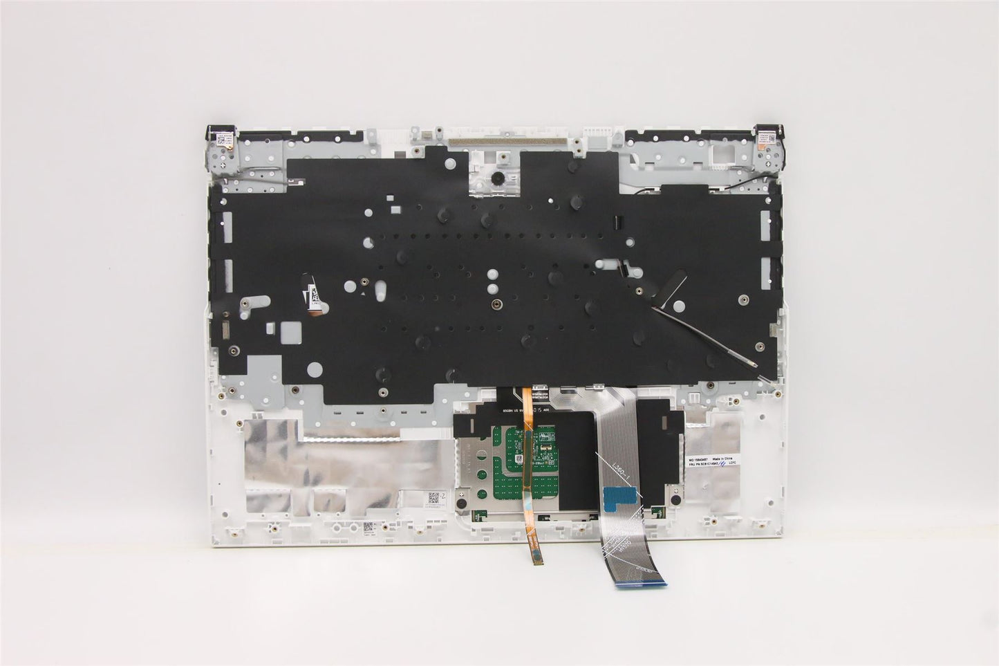Lenovo 5 16ACH6H Palmrest Cover Touchpad Keyboard Ukrainian White 5CB1C14942
