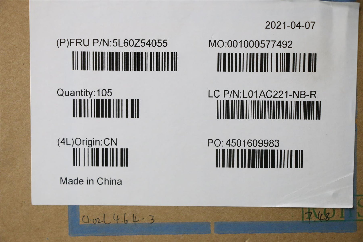 Lenovo 5L60Z54053 LINECORD JP,Pre,0.9M,2P,Non-LH,LGW
