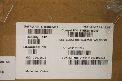 Lenovo HEATSINK Heatsink C 82R0 Robin 5H40S20469