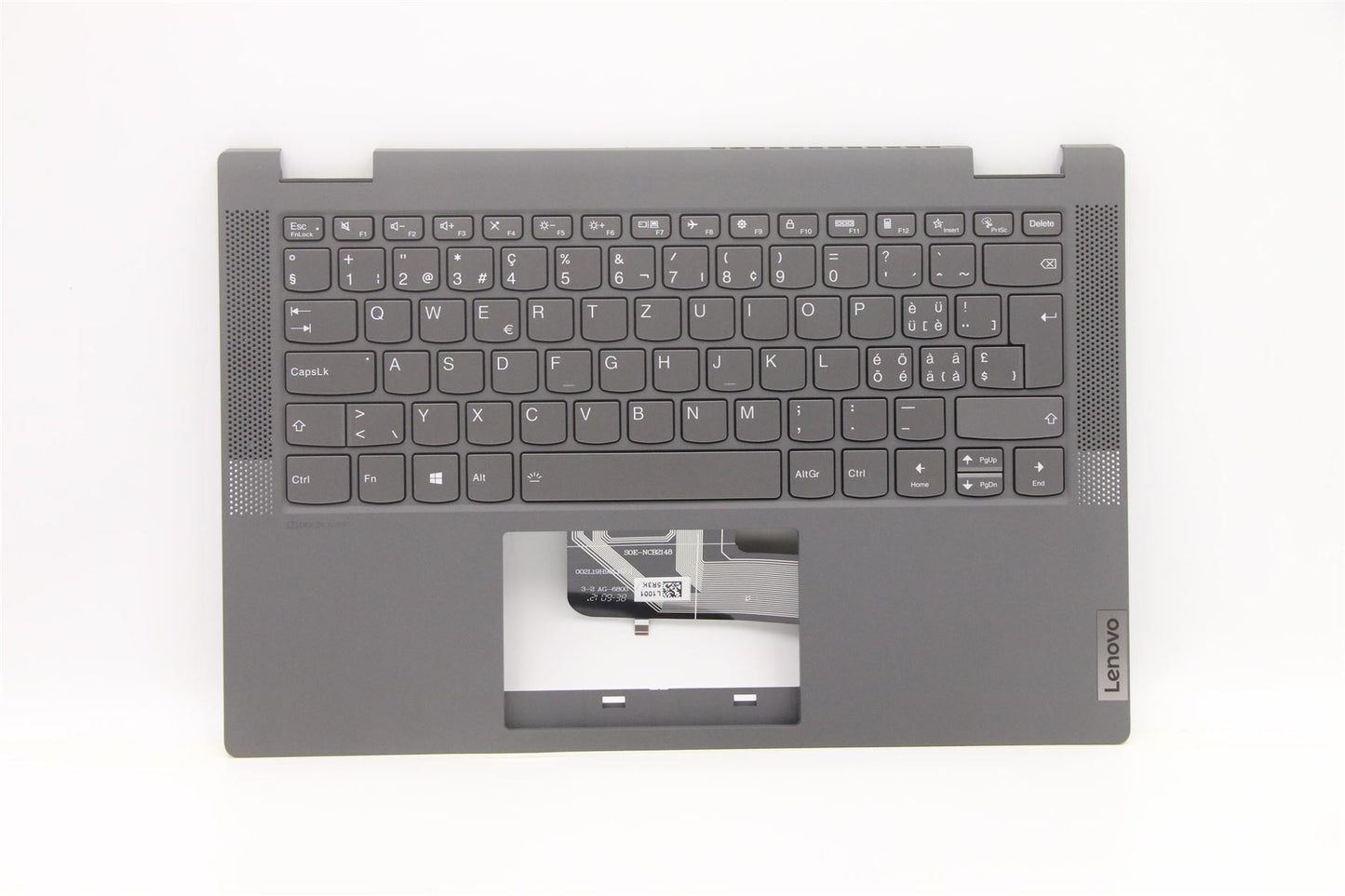 Lenovo IdeaPad 5 14ALC05 Keyboard Palmrest Top Cover Swiss Grey 5CB1C19472