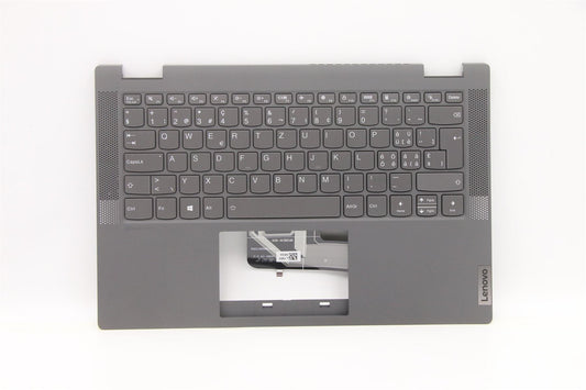 Lenovo IdeaPad 5 14ALC05 Keyboard Palmrest Top Cover Swiss Grey 5CB1C19472