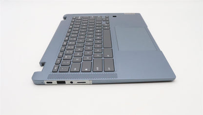 Lenovo Flex IP 5 14IAU7 Palmrest Cover Touchpad Keyboard US Silver 5CB1J35482