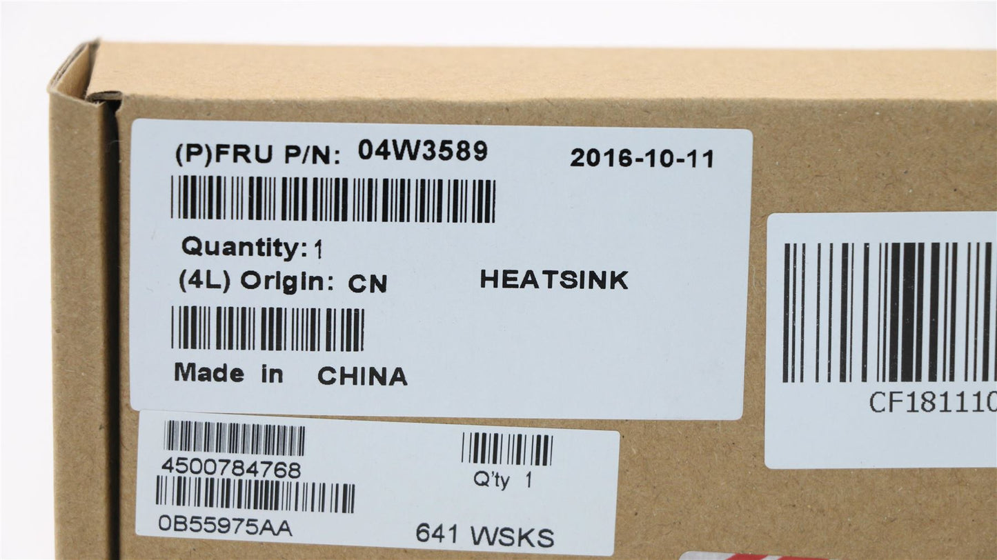 Lenovo Carbon X1 1st Fan Heatsink 04W3589