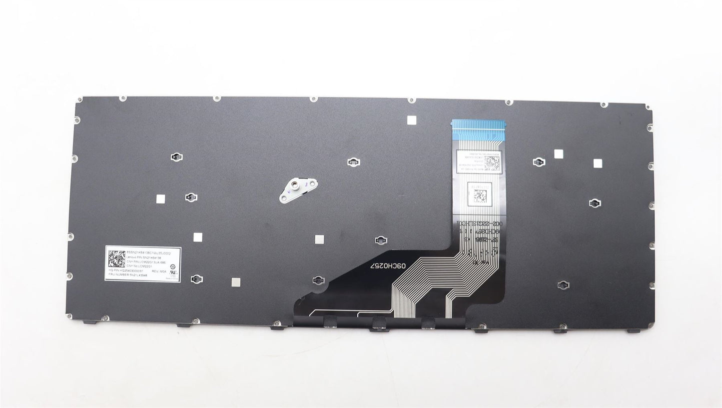 Lenovo 100e Gen4 Keyboard Ukrainian Grey Backlit 5N21L43948
