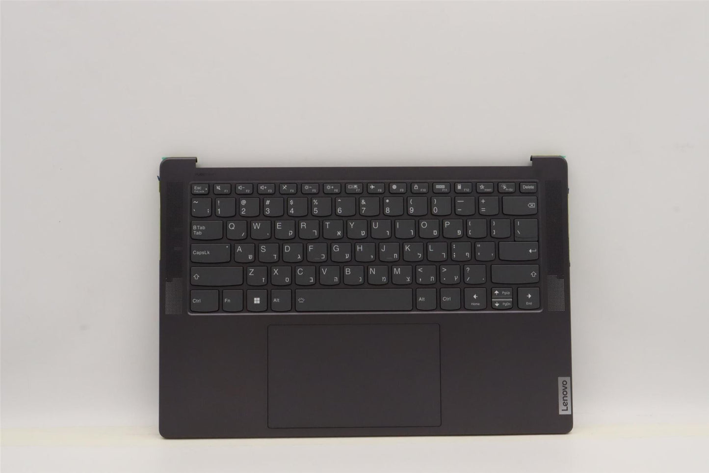 Lenovo Yoga 7 14ARH7 Palmrest Cover Touchpad Keyboard Hebrew 5CB1J37004