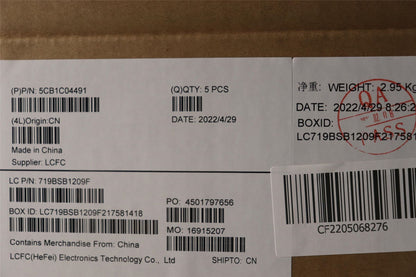 Lenovo Upper Case ASM_ITA L82H7 SD FP BLD 5CB1C04491
