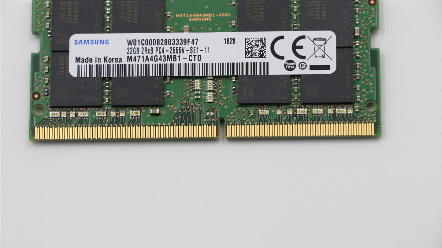 Lenovo SODIMM,32GB, DDR4, 2666,SAMSUNG 01AG861