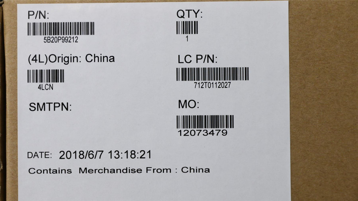 Lenovo 5B20P99212 MBL81BJI58250UV4GD4GWIN