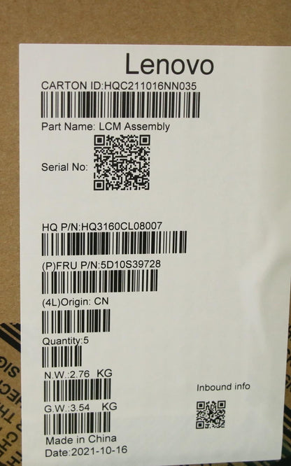 Lenovo Duet Duet 5 Chromebook 13Q7C6 Screen LCD Touch Touchscreen 5D10S39728