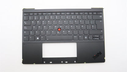 Lenovo ThinkPad Z13 Gen 1 Keyboard Palmrest Top Cover Spanish Backlit 5M11H95021