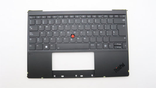Lenovo ThinkPad Z13 Gen 1 Keyboard Palmrest Top Cover Spanish Backlit 5M11H95021