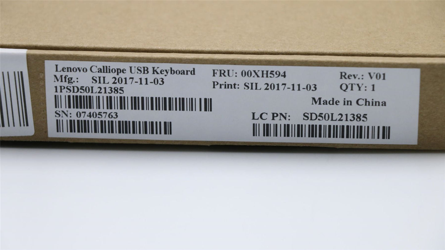 Lenovo USB Calliope KB BK TC/ENG 00XH594