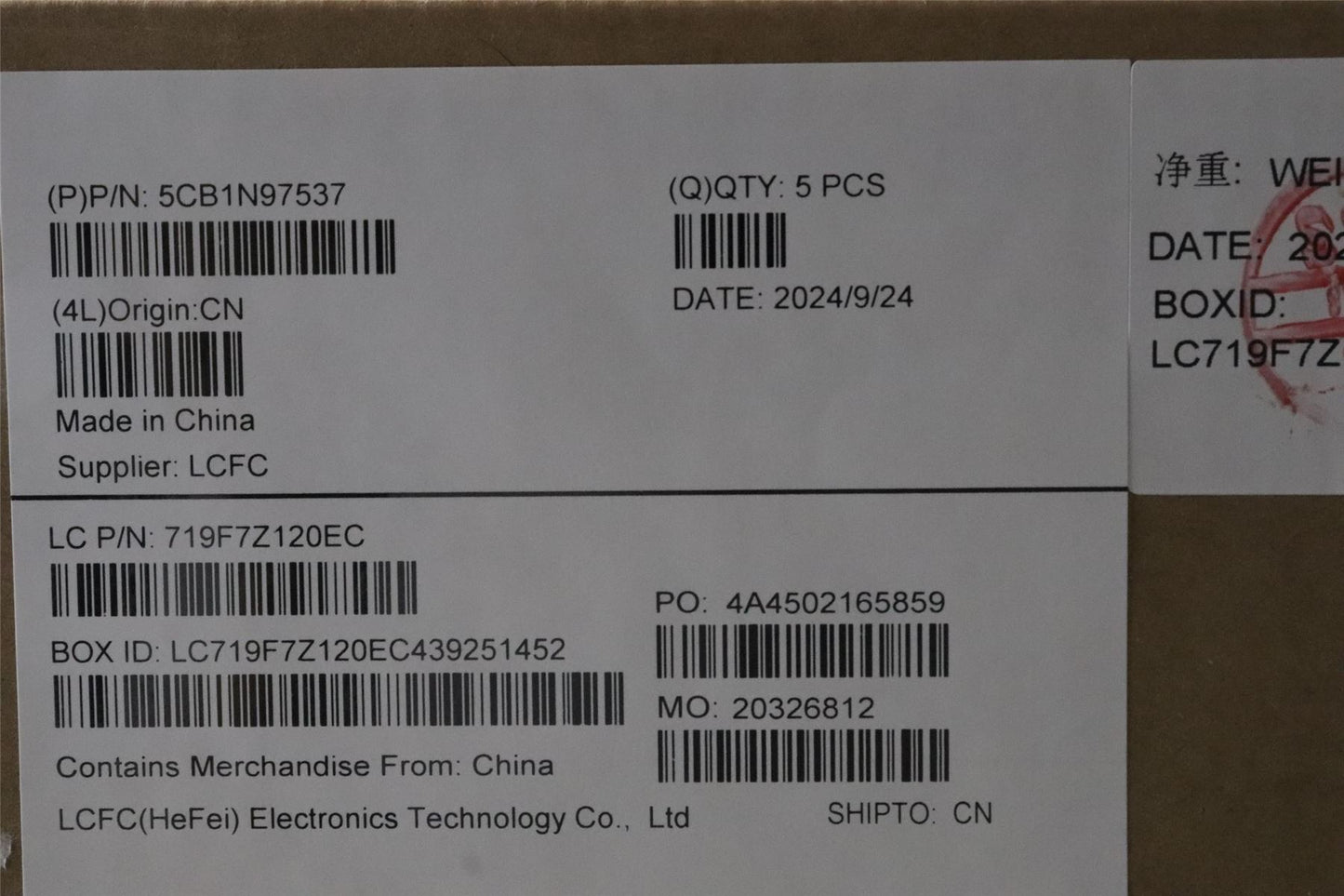 Lenovo Upper Case ASM_BEL L 83E7AGNBL 5CB1N97537