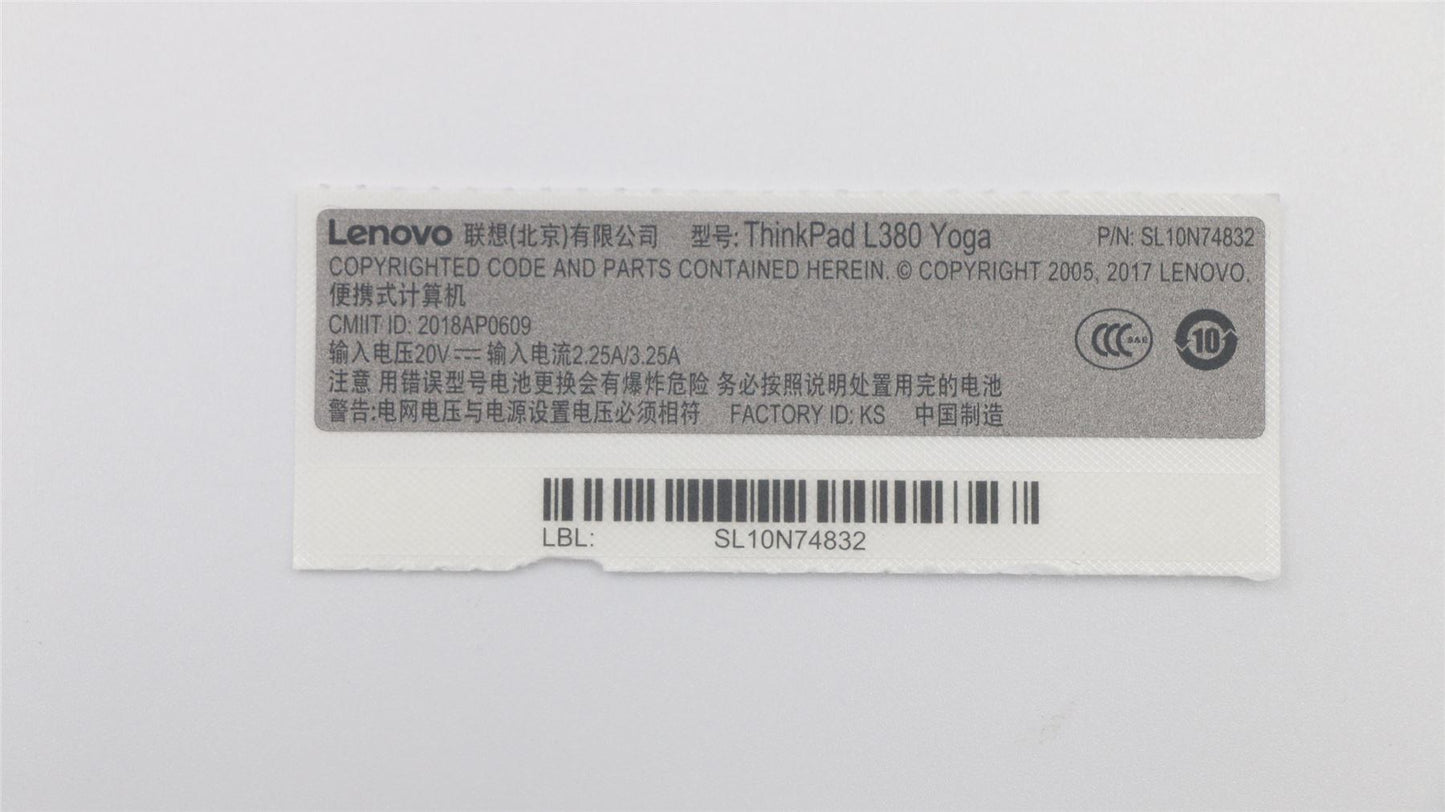 Lenovo LABEL Kylo FRU GEO Label Kit,SR 02DA338