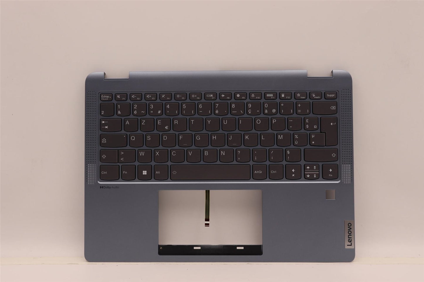 Lenovo IdeaPad 5 14IAU7 Keyboard Palmrest Top Cover French Blue 5CB1H80016