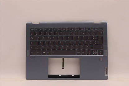 Lenovo IdeaPad 5 14IAU7 Keyboard Palmrest Top Cover French Blue 5CB1H80016