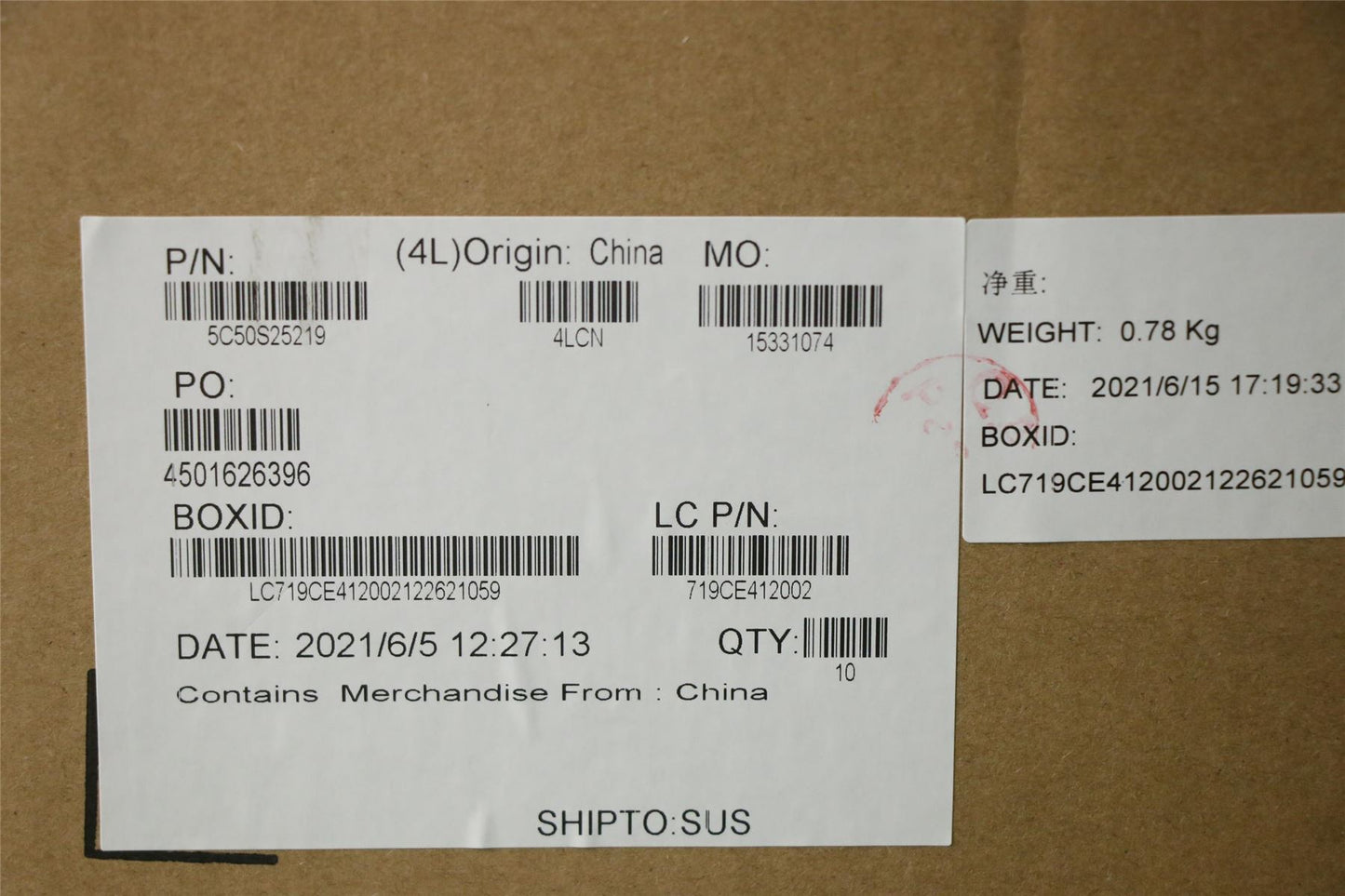 Lenovo USB Board L 82K0 5C50S25219