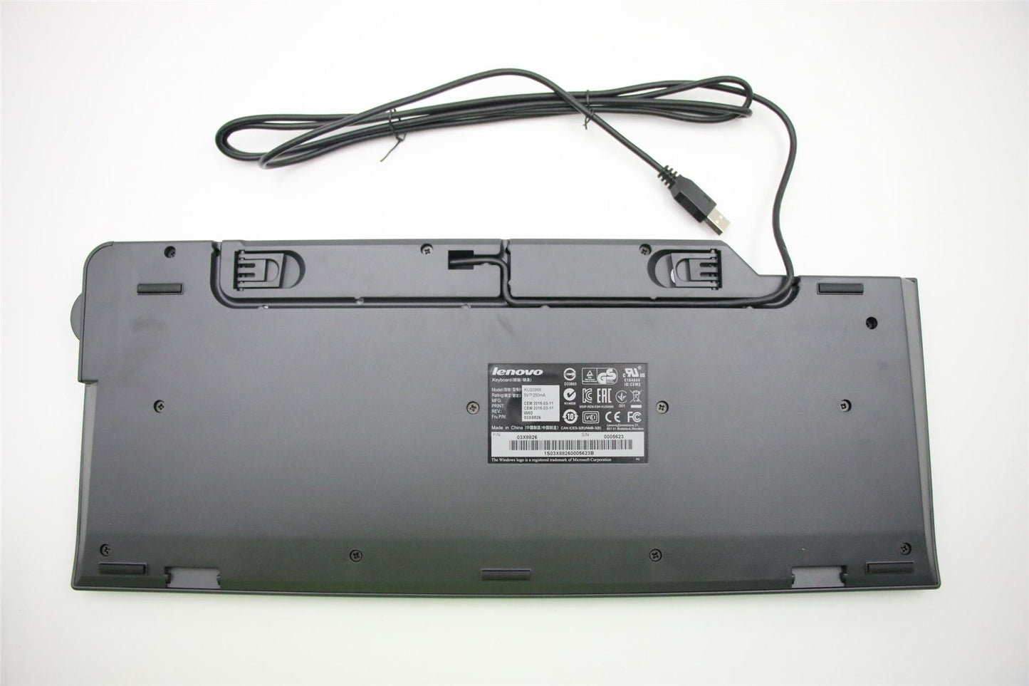Lenovo USB Smartcard keyboard 03X7293