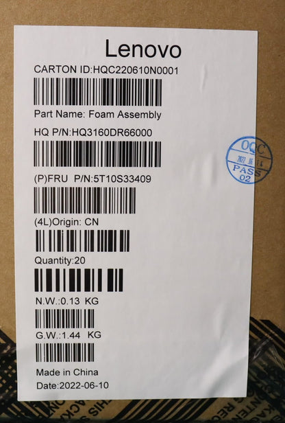 Lenovo TAPE TAPE H 21CY KB-BKT zhechou_5pcs 5T10S33409