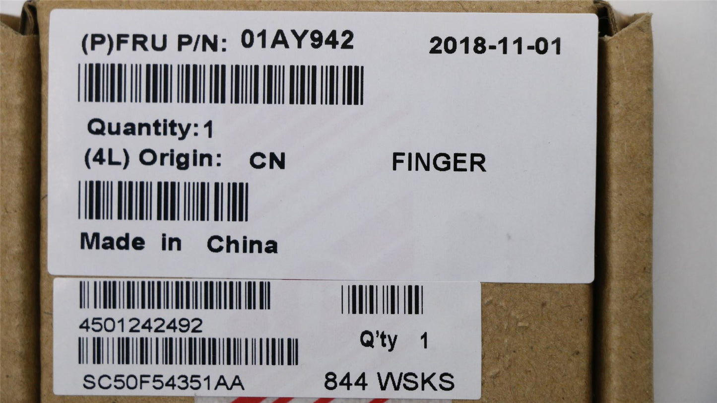 Lenovo 01AY942 MECHANICAL SYN Touch FPR,card,SLV,JYT