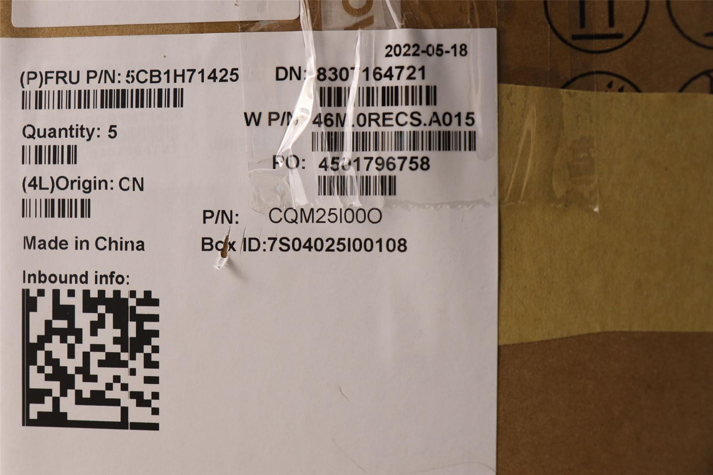 Lenovo IdeaPad 5 14ALC7 Keyboard Palmrest Top Cover Spanish Backlit 5CB1H71425
