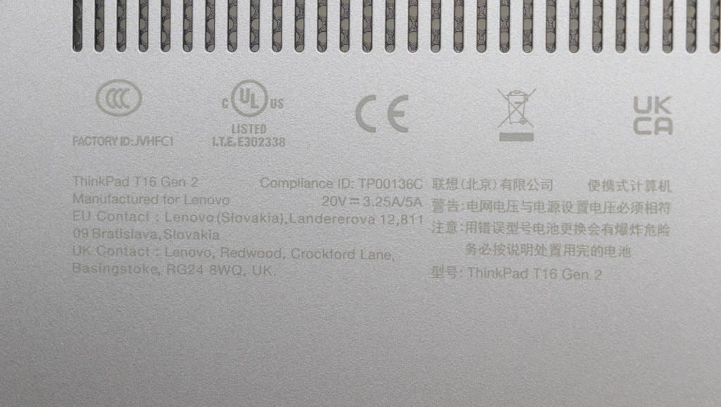 Lenovo FRU KT6D2_D_COVER_UMA_WL_ASSY_GY 5CB1L57933
