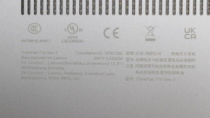 Lenovo FRU KT6D2_D_COVER_UMA_WL_ASSY_GY 5CB1L57933